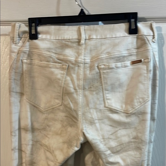 Chico's Elegant Cream and Gray Skinny Pants - Picture 6 of 9